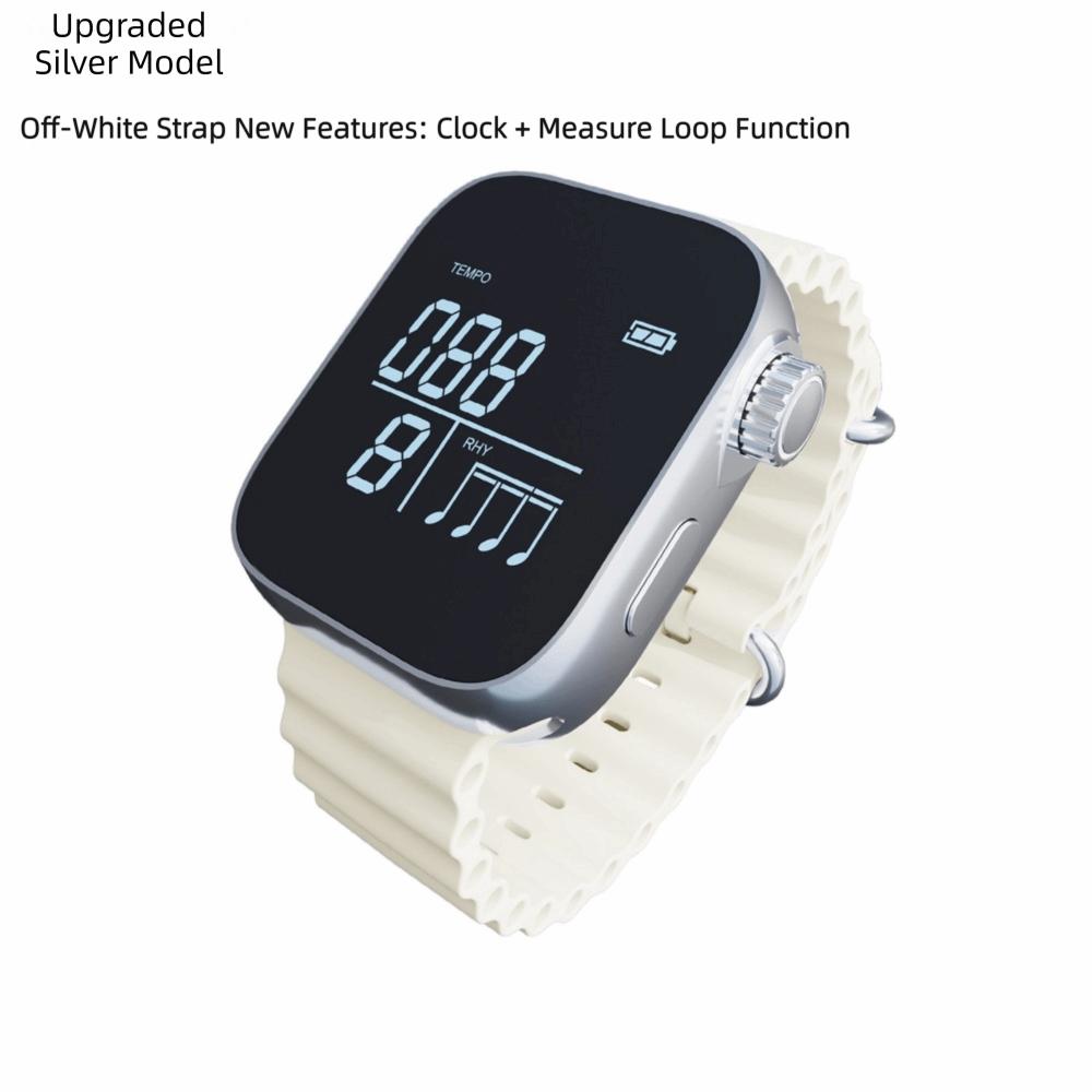 Adjustable Strap Wrist Metronome App-Adjustable Wearable Metronome for Musicians Silver Upgrades
Adjustable Strap Wrist Metronome App-Adjustable Wearable Metronome for Musicians Silver Upgrades