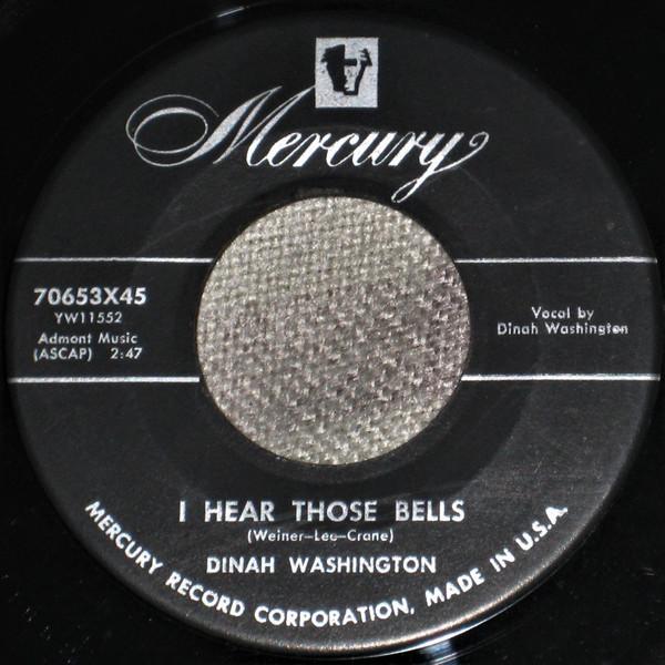 7inch Record DINAH WASHINGTON - I Hear Those Bells / The Cheat 70653X45 Mercury 1955 US Jazz Used
7inch Record DINAH WASHINGTON - I Hear Those Bells / The Cheat 70653X45 Mercury 1955 US Jazz Used