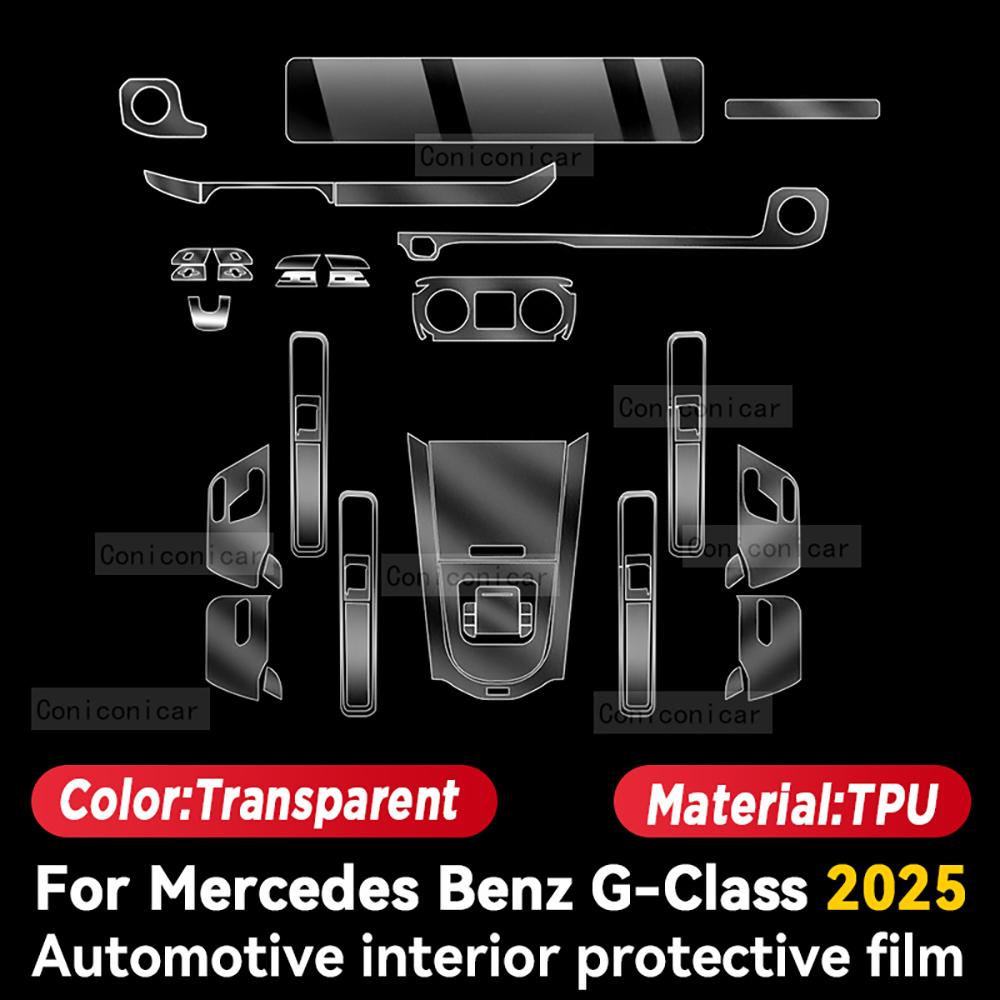 For Mercedes Benz G Class 2025 Car Interior Protection Anti-Scratch Film trument Center Control Navigation Screen Accessories Left rudder
For Mercedes Benz G Class 2025 Car Interior Protection Anti-Scratch Film trument Center Control Navigation Screen Accessories Left rudder