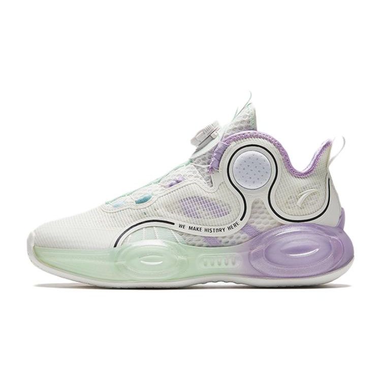 Anta Irregular 3 Durable Low-Top Kids Basketball Shoes Kids basketball shoes White Purple Green 322331102-1 33
Anta Irregular 3 Durable Low-Top Kids Basketball Shoes Kids basketball shoes White Purple Green 322331102-1 33