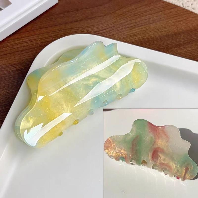 Acrylic Cloud Color-changing Clip High-end Sense Small Fresh and Exquisite Elegant Ponytail Clip Personality Elegant Hairpin Female
Acrylic Cloud Color-changing Clip High-end Sense Small Fresh and Exquisite Elegant Ponytail Clip Personality Elegant Hairpin Female