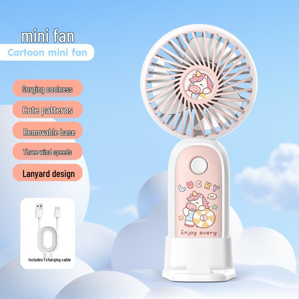 Mini Cartoon USB Fan: Cute, Quiet, Portable with Storage Bracket - Ideal Small Gift 7.5*6.7*15.6 CM
Mini Cartoon USB Fan: Cute, Quiet, Portable with Storage Bracket - Ideal Small Gift 7.5*6.7*15.6 CM
