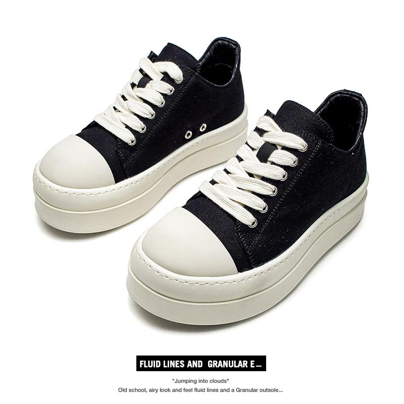 Autumn and winter new men and women couples shoes thick baseplate shoes fashionable versatile casual canvas shoes heightening muffin shoes 36 women чорний
Autumn and winter new men and women couples shoes thick baseplate shoes fashionable versatile casual canvas shoes heightening muffin shoes 36 women чорний