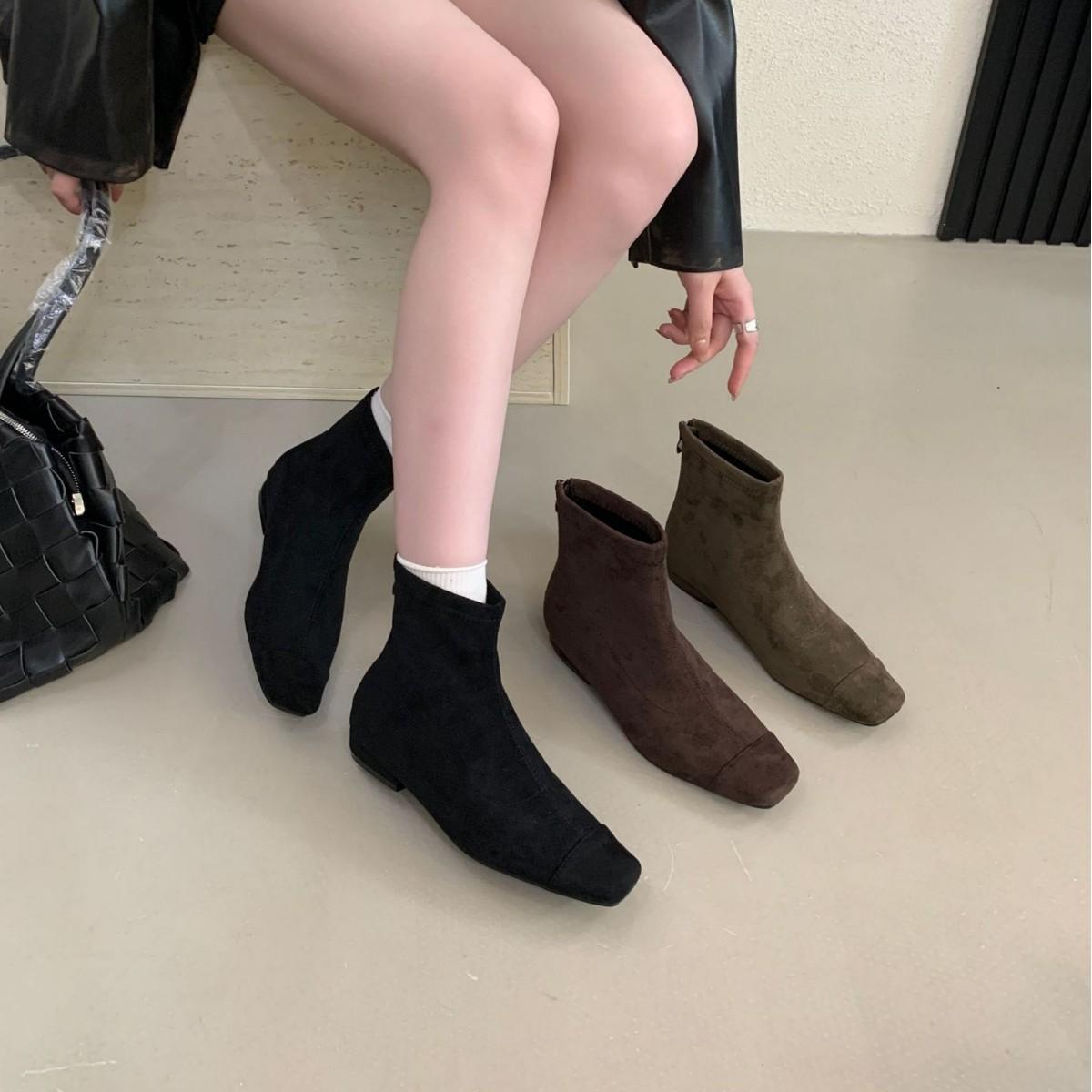 2025 new round head rear zipper short thick heel thin Martin women s short boots fashion rear zipper women s shoes 39 темно-зеленого
2025 new round head rear zipper short thick heel thin Martin women s short boots fashion rear zipper women s shoes 39 темно-зеленого