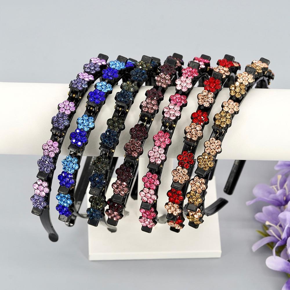 Elegant Hair Bands with Clips Plum Blossom Toothed Clip Braided Hairband Daily червоний
Elegant Hair Bands with Clips Plum Blossom Toothed Clip Braided Hairband Daily червоний