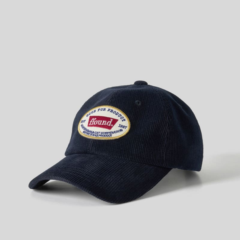 human & cat FFOUND Crest of Arms Corduroy Ball Cap_NAVY NAVY
human & cat FFOUND Crest of Arms Corduroy Ball Cap_NAVY NAVY