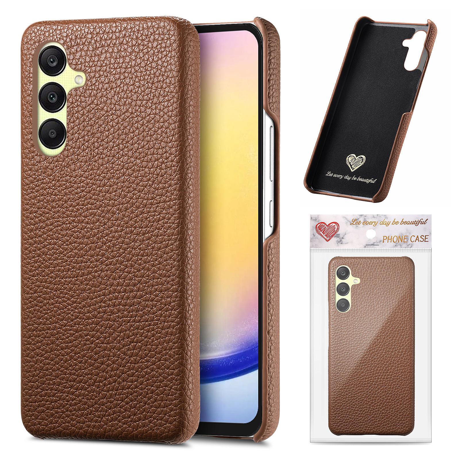 For Samsung Galaxy A36 5G Case Litchi Texture Leather Coated PC Mobile Back Cover Brown
For Samsung Galaxy A36 5G Case Litchi Texture Leather Coated PC Mobile Back Cover Brown