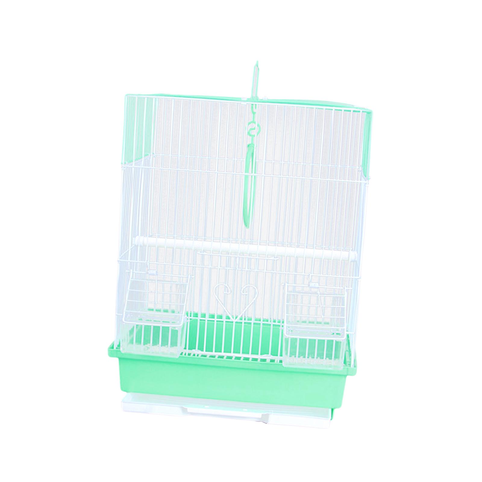 Iron Big Bird Cage with Hook Pole Removable Tray for Indoor Aviary Parakeets and Finch Breeding зелений
Iron Big Bird Cage with Hook Pole Removable Tray for Indoor Aviary Parakeets and Finch Breeding зелений