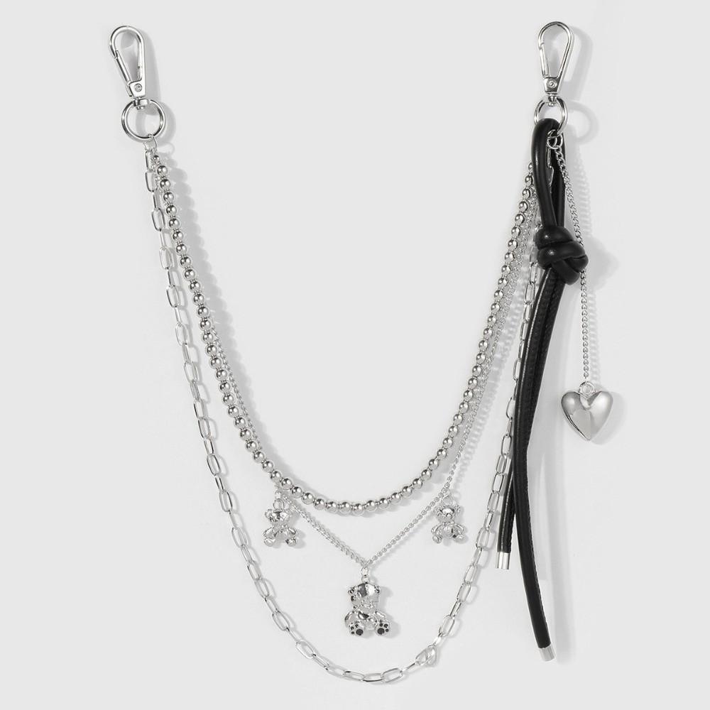 Lovc Heart&Bear Bag Chain Multilayer Waist Chain Fashion Pants Chain Bag 01
Lovc Heart&Bear Bag Chain Multilayer Waist Chain Fashion Pants Chain Bag 01