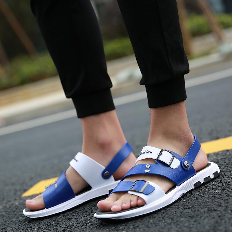 Summer sandals men s trendy new men s cool casual soft-soled beach leather cool slippers outdoor wear summer 40
Summer sandals men s trendy new men s cool casual soft-soled beach leather cool slippers outdoor wear summer 40