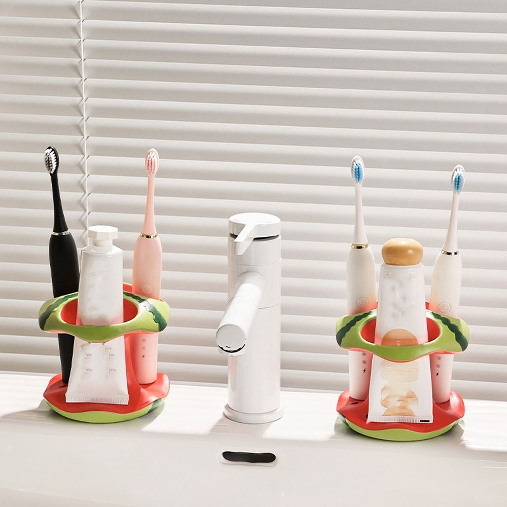 Ceramic Toothbrush Storage Rack 3 Holes Makeup Brush Rack Household Bathroom Watermelon
Ceramic Toothbrush Storage Rack 3 Holes Makeup Brush Rack Household Bathroom Watermelon