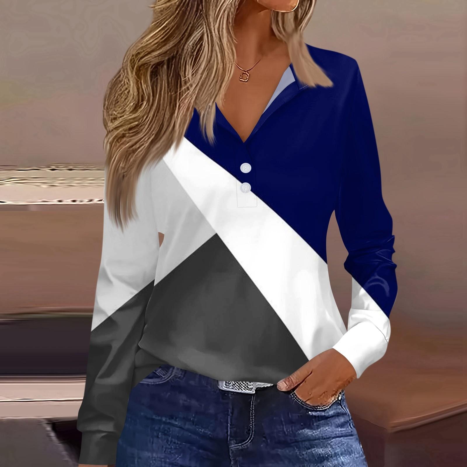 Женская футболка Футболка Сплошной цвет на пуговицах с длинным рукавом Повседневные Выходные Мода Классический топ с отворотом и v-образным вырезом Обычный топ L
Женская футболка Футболка Сплошной цвет на пуговицах с длинным рукавом Повседневные Выходные Мода Классический топ с отворотом и v-образным вырезом Обычный топ L