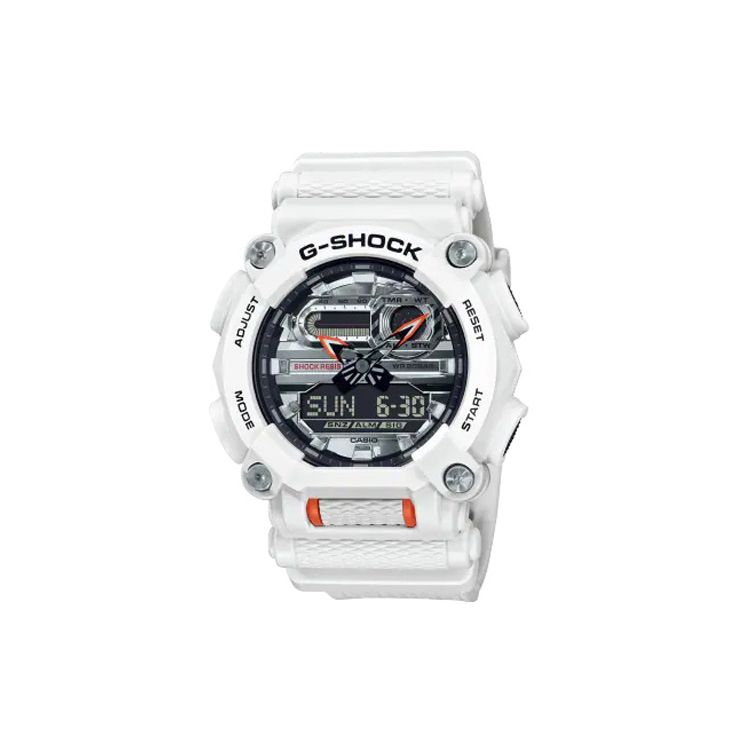 Casio G-Shock GA-900 Hidden Coast Industrial Style Waterproof White Knight Shock Resistant Quartz Movement Resin Strap Men watches GA-900AS-7AJF White Strap
Casio G-Shock GA-900 Hidden Coast Industrial Style Waterproof White Knight Shock Resistant Quartz Movement Resin Strap Men watches GA-900AS-7AJF White Strap