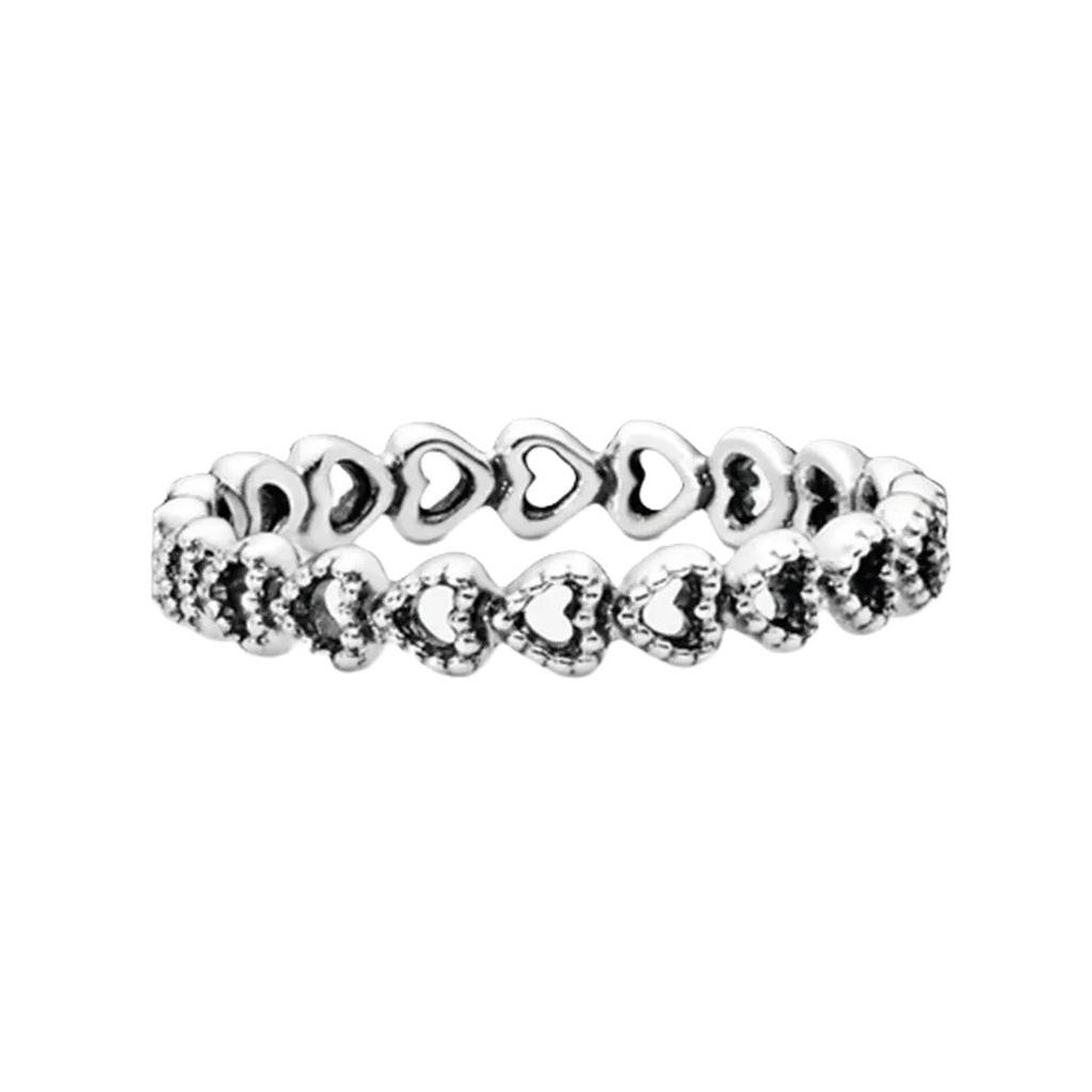 Pandora Band Of Hearts Ring With Clear Beads P-190980-54 For Women
Pandora Band Of Hearts Ring With Clear Beads P-190980-54 For Women