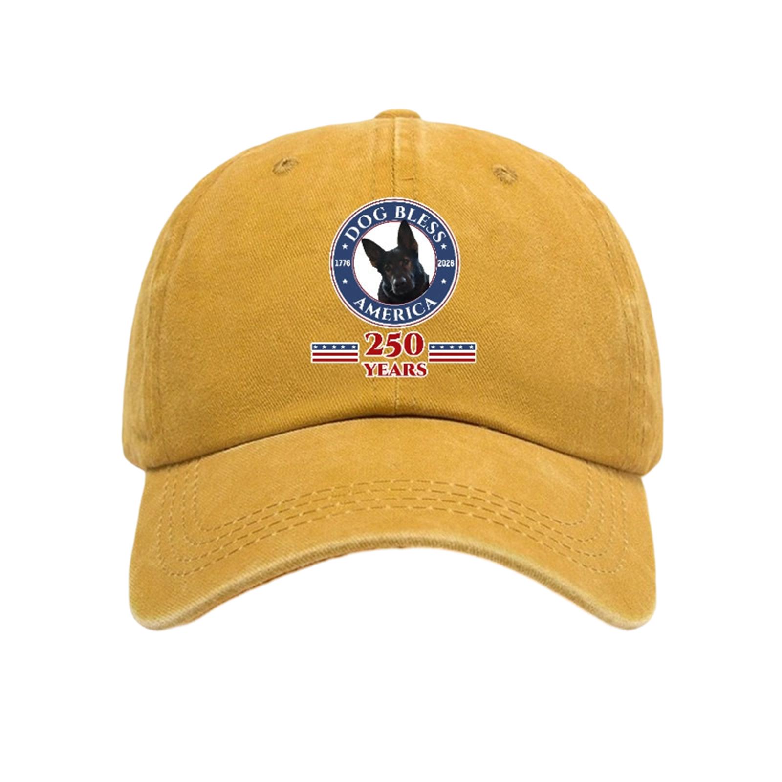 Baseball Cap with Dog Bless America Embroidery 250 Anniversary Design for Independence Day and 4th of July Decorations Unisex Adjustable Hat One Size жовтий
Baseball Cap with Dog Bless America Embroidery 250 Anniversary Design for Independence Day and 4th of July Decorations Unisex Adjustable Hat One Size жовтий