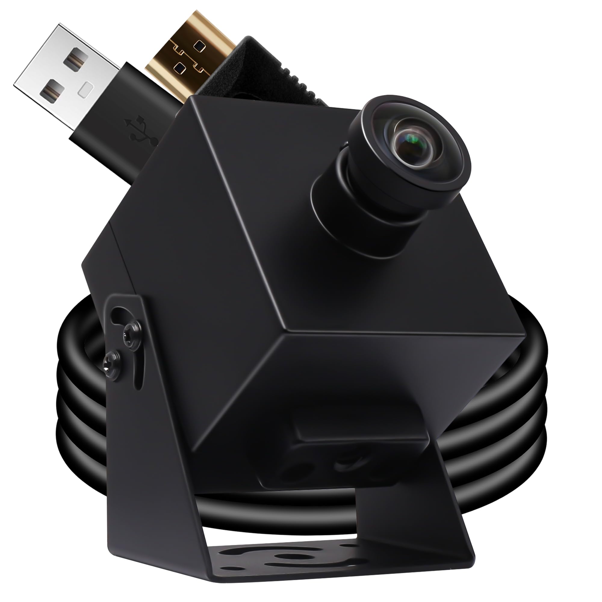 ELP HDMI USB 4K Camera HDMI Simultaneous Output PC Camera with 120 Degree Distortion Lens for Computer UVC Webcam 2X Digital Zoom Webcam Plug and Play
ELP HDMI USB 4K Camera HDMI Simultaneous Output PC Camera with 120 Degree Distortion Lens for Computer UVC Webcam 2X Digital Zoom Webcam Plug and Play