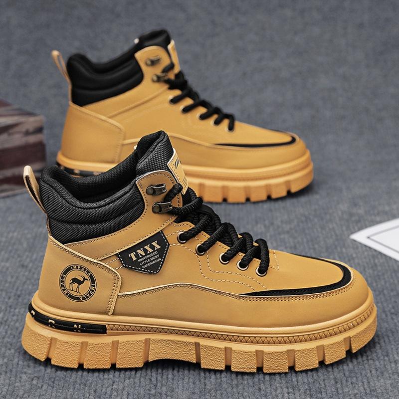 Leather Martin Boots Men s High Top Rhubarb Boots 2024 Autumn and Winter Desert Tooling Locomotive Short Boots Men s Outdoor 39
Leather Martin Boots Men s High Top Rhubarb Boots 2024 Autumn and Winter Desert Tooling Locomotive Short Boots Men s Outdoor 39