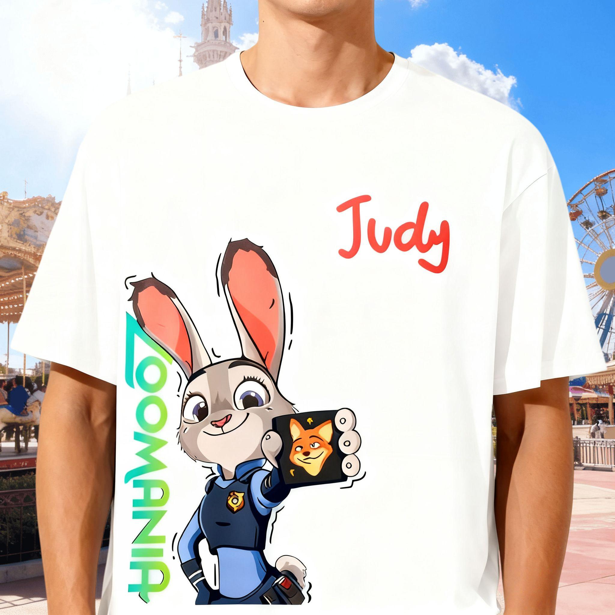 Summer Disney Zootopia 2 Inspector Judy Printed Pure Cotton Tshirt Fashionable Loose and Casual Shortsleeved Unisex 4XL
Summer Disney Zootopia 2 Inspector Judy Printed Pure Cotton Tshirt Fashionable Loose and Casual Shortsleeved Unisex 4XL