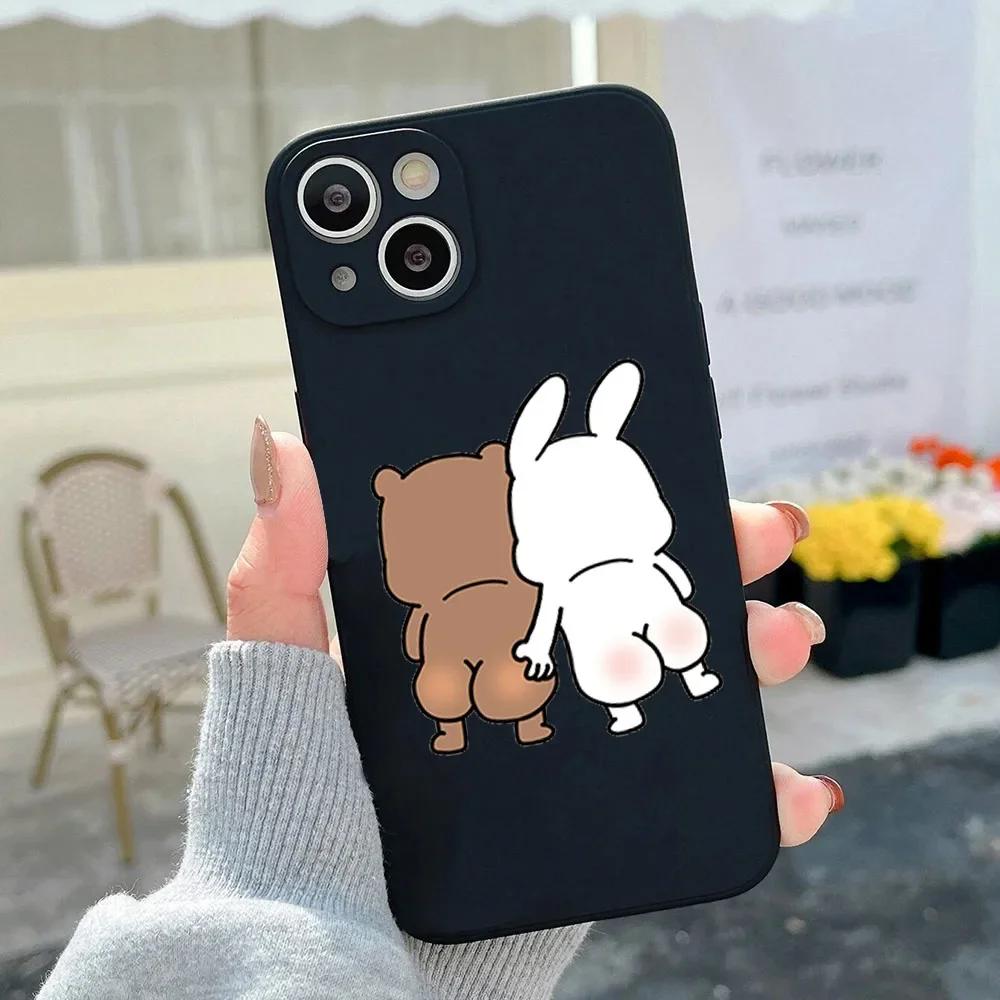 Cartoon Bear Lover Couple Phone Case for iPhone 15 13 12 11 14 Pro Max Mini XR X XS 7 8 Plus SE Rabbit Paired Silicon Cover Bags 7Plus or 8Plus
Cartoon Bear Lover Couple Phone Case for iPhone 15 13 12 11 14 Pro Max Mini XR X XS 7 8 Plus SE Rabbit Paired Silicon Cover Bags 7Plus or 8Plus