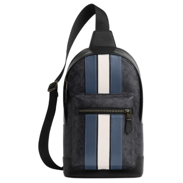 Coach West 20 Striped Color Block Zipper Leather Shoulder Crossbody Bag Small Men bags CV923-QBOH0 Basic Set (Bag+Dust Bag)
Coach West 20 Striped Color Block Zipper Leather Shoulder Crossbody Bag Small Men bags CV923-QBOH0 Basic Set (Bag+Dust Bag)
