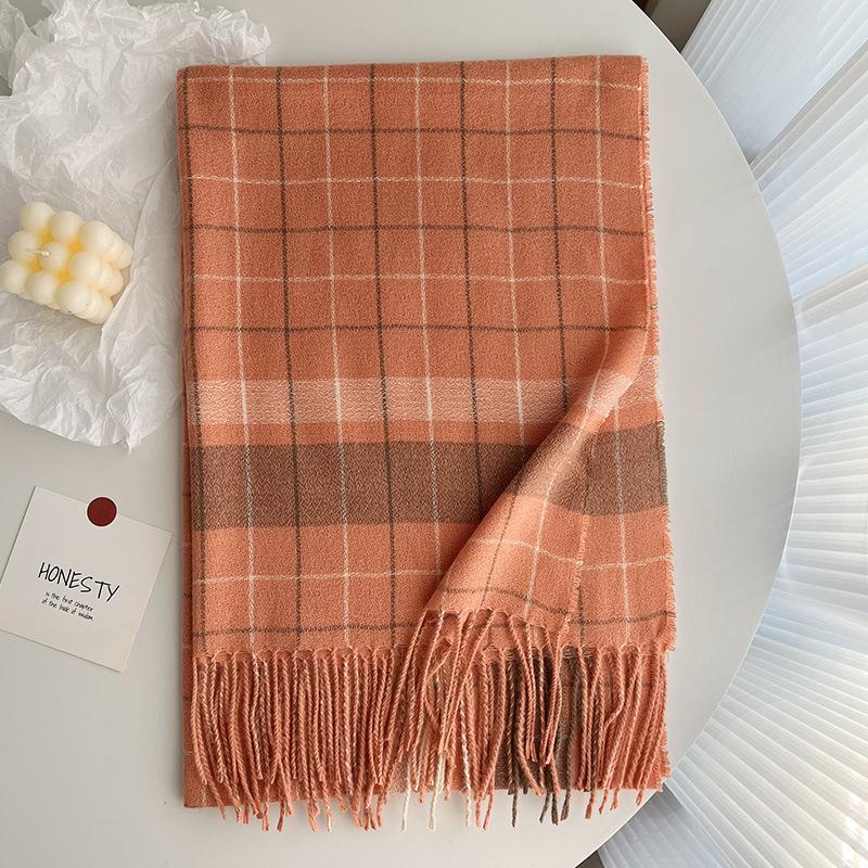 Women Winter Knitted Scarf Headscarf Ladies Men Casual Preppy Plaid Tassel Warm Scarve Mujer Male Foulard Wrap Shawl New Korean One Size& 8Y
Women Winter Knitted Scarf Headscarf Ladies Men Casual Preppy Plaid Tassel Warm Scarve Mujer Male Foulard Wrap Shawl New Korean One Size& 8Y