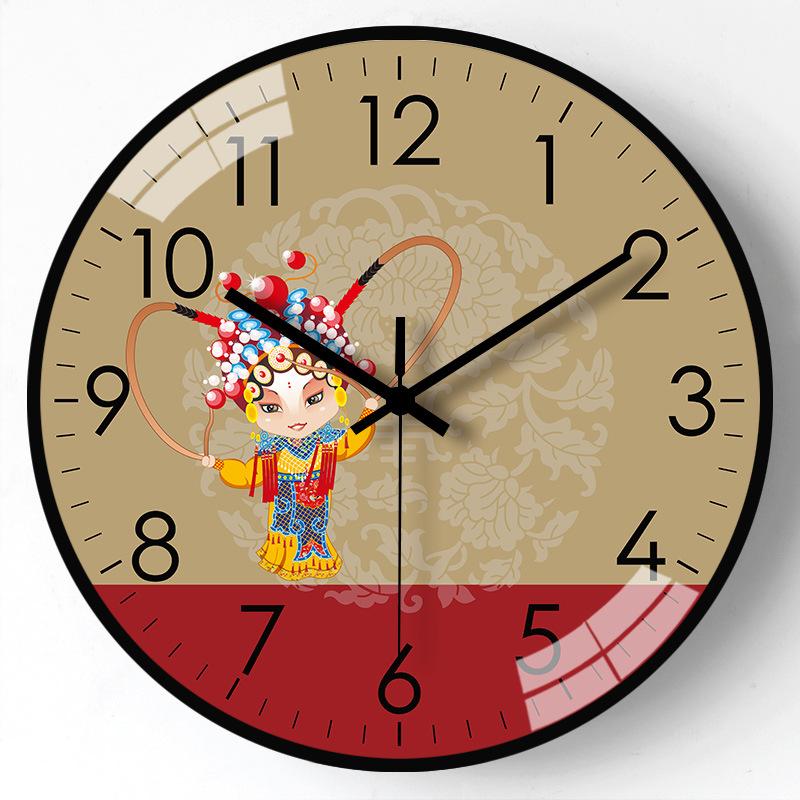 8-inch 20cm Peking Opera Wall Clock Living Room Home Fashion Chinese Style Clock Creative Wall Hanging Silent Clock
8-inch 20cm Peking Opera Wall Clock Living Room Home Fashion Chinese Style Clock Creative Wall Hanging Silent Clock