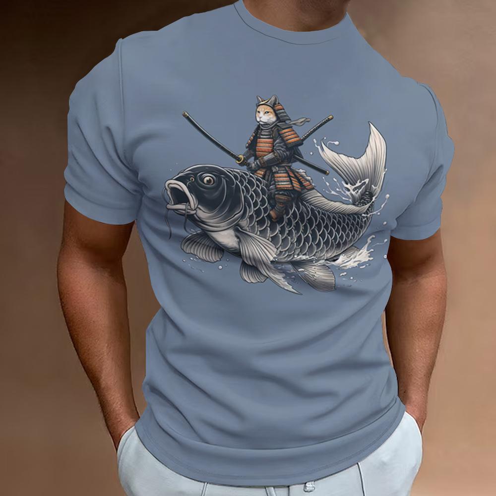 Футболки с принтом японских кошек для мужчин, ретро-мода, футболки с коротким рукавом, мужская одежда, свободный повседневный топ, летний быстросохнущий пуловер XL
Футболки с принтом японских кошек для мужчин, ретро-мода, футболки с коротким рукавом, мужская одежда, свободный повседневный топ, летний быстросохнущий пуловер XL