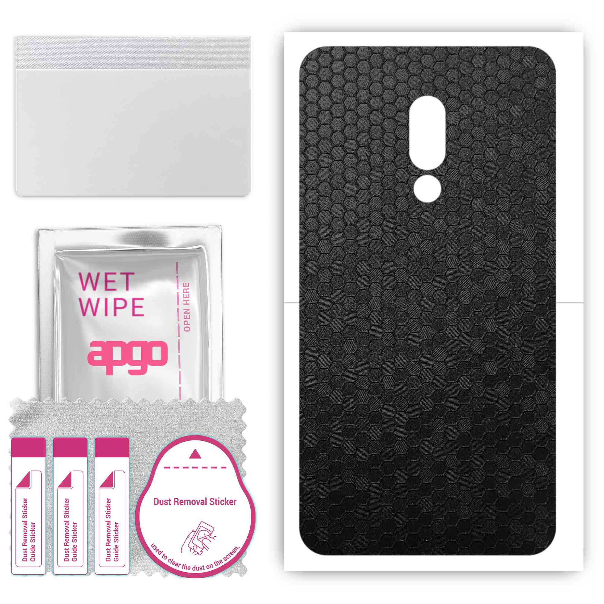 Apgo Protective Skin Sticker для задньої панелі, сумісної з Meizu 16, Wrap Film, Foil, Vinyl - Pattern Black Honeycomb
Apgo Protective Skin Sticker для задньої панелі, сумісної з Meizu 16, Wrap Film, Foil, Vinyl - Pattern Black Honeycomb