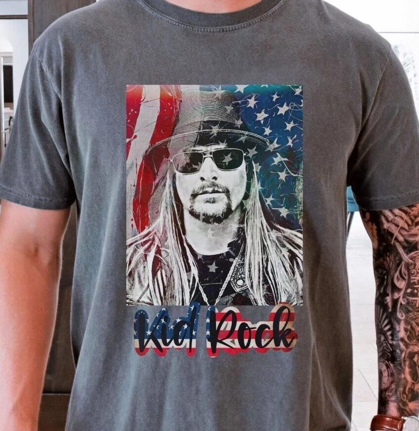 Kid Rock American Flag T-Shirt 4th July Patriot Vintage Comfort Colors 1717 Tee L
Kid Rock American Flag T-Shirt 4th July Patriot Vintage Comfort Colors 1717 Tee L
