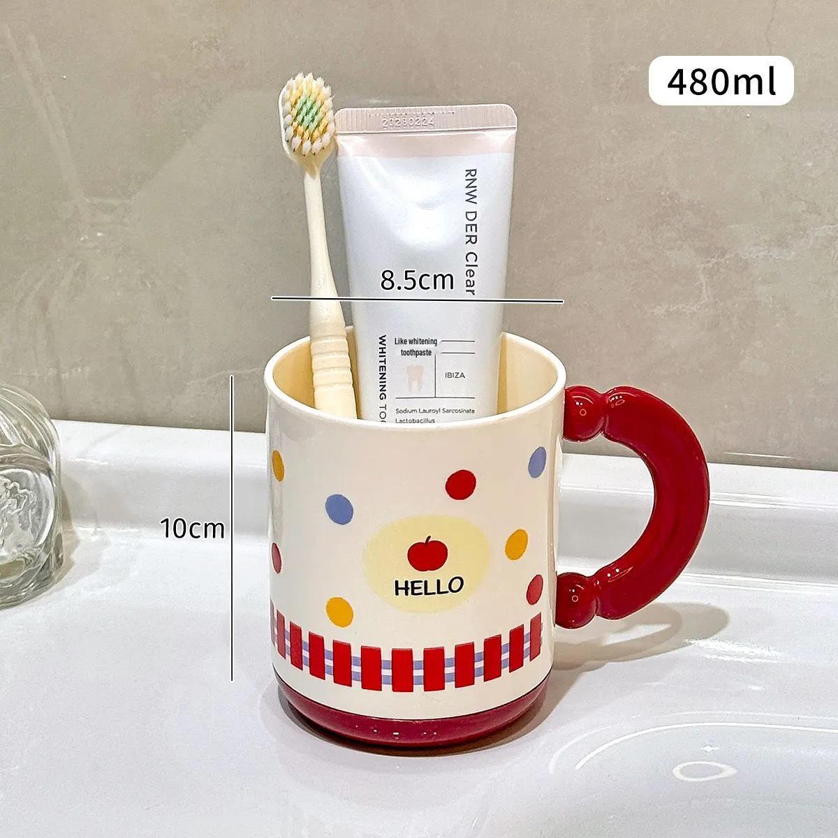 Couple s Student Dormitory Cartoon Toothbrushing and Mouthwash Cup 201-300ml
Couple s Student Dormitory Cartoon Toothbrushing and Mouthwash Cup 201-300ml