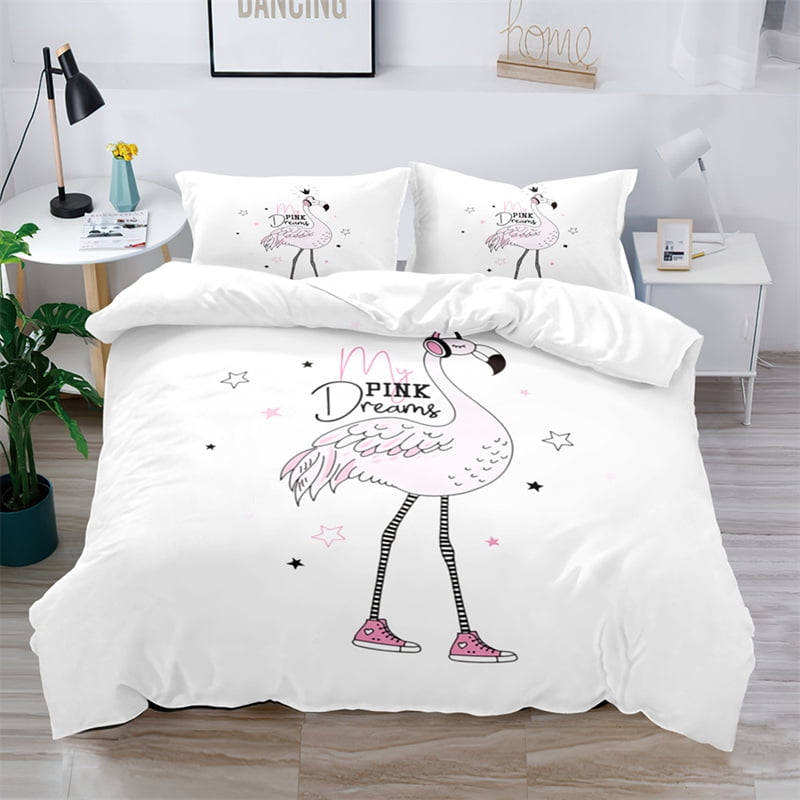 Soft Colorful Flamingo Soft Duvet Cover Quen Sized Dimensions Tropical Flowers Gren Leaves Soft Duvet Cover featuring Pilowcases Home Textile Warm 135*200cm Eu-Single
Soft Colorful Flamingo Soft Duvet Cover Quen Sized Dimensions Tropical Flowers Gren Leaves Soft Duvet Cover featuring Pilowcases Home Textile Warm 135*200cm Eu-Single