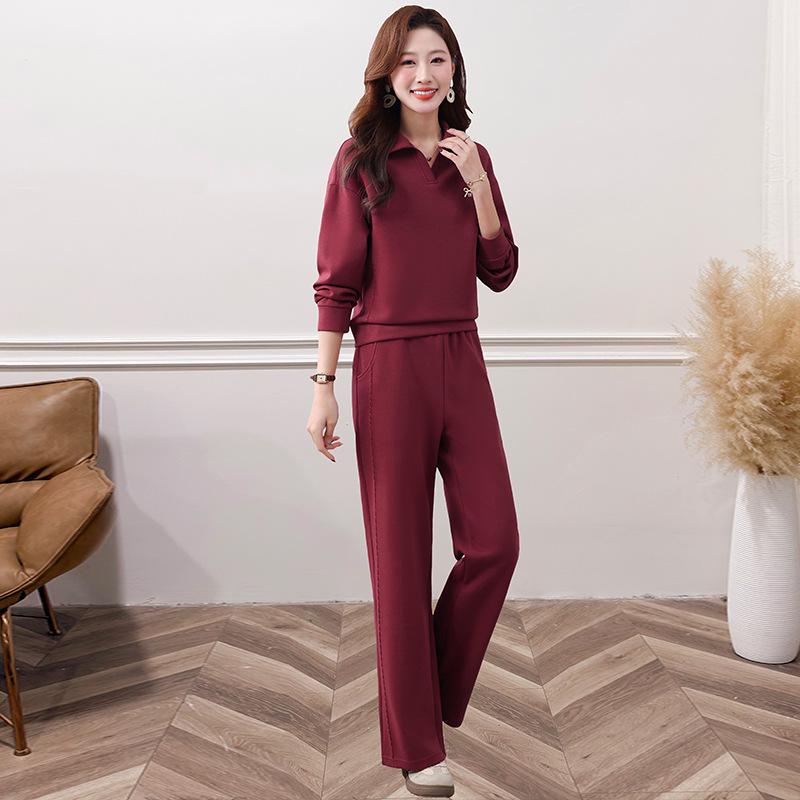 Khmer Lapel Sweatshirt & Straight-Leg Sweatpants: Women s Fashionable Casual Sports Two-Piece Set - Spring 2026 New Arrival 2XL (125-140 jin)
Khmer Lapel Sweatshirt & Straight-Leg Sweatpants: Women s Fashionable Casual Sports Two-Piece Set - Spring 2026 New Arrival 2XL (125-140 jin)