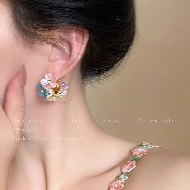 2025 High-End Silver Flower Earrings - Spring & Summer Collection for Women
2025 High-End Silver Flower Earrings - Spring & Summer Collection for Women