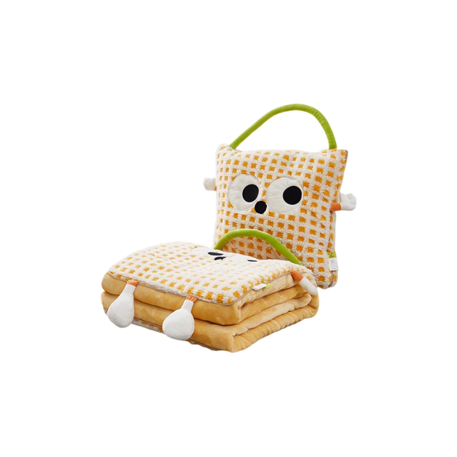 Одеяло из фланели из овечьей шерсти с вышивкой и большими глазами для перерыва на обед, работы и использования в машине, мультяшное одеяло-подушка One Size жёлтый
Одеяло из фланели из овечьей шерсти с вышивкой и большими глазами для перерыва на обед, работы и использования в машине, мультяшное одеяло-подушка One Size жёлтый