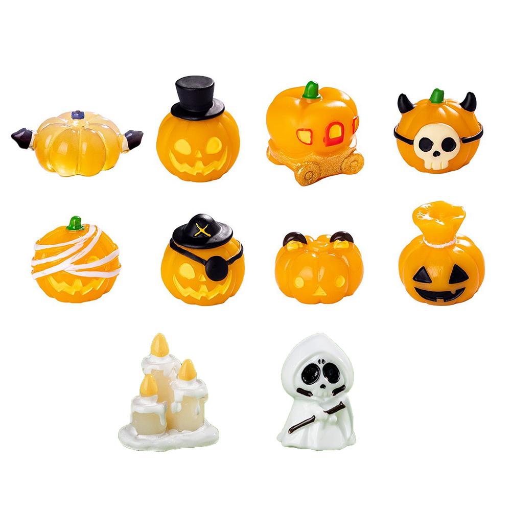 10pcs Multicolor Miniature Candle Figurine Halloween Resin Cartoon Pumpkin Statue Car Decoration Ghost Castle Desktop Knick-knac
10pcs Multicolor Miniature Candle Figurine Halloween Resin Cartoon Pumpkin Statue Car Decoration Ghost Castle Desktop Knick-knac
