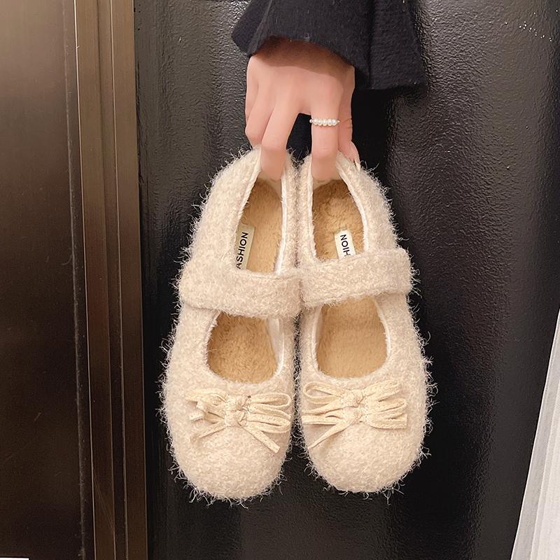 French Flat Mary Jane Women s Outwear 2026 Fall Winter Fleece Cotton Shoes Fluffy Flats 40
French Flat Mary Jane Women s Outwear 2026 Fall Winter Fleece Cotton Shoes Fluffy Flats 40