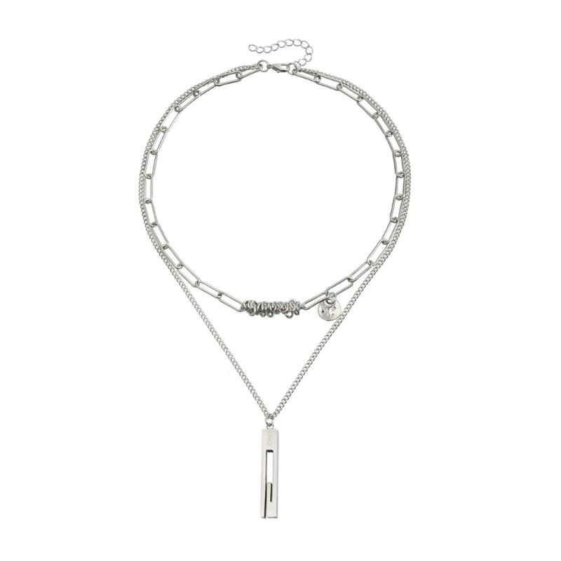 Modern Helix Design Alloy Necklace Stylish Square Charm Gothic Neck Jewelry Perfect For Everyday Outfits 1
Modern Helix Design Alloy Necklace Stylish Square Charm Gothic Neck Jewelry Perfect For Everyday Outfits 1