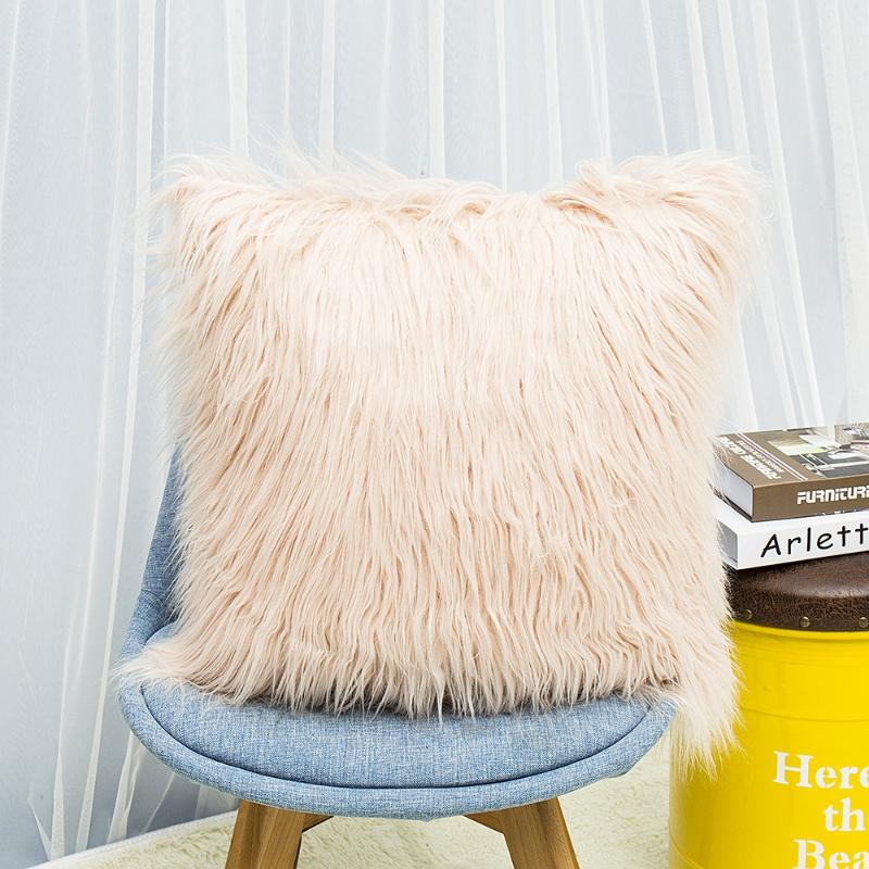 45x45cm Artificial Wool Fur Sheepskin Cushion Cover Hairy Faux Plain Fluffy Soft Throw Pillowcase Washable Square Pillow Case 45x45cm бежевий
45x45cm Artificial Wool Fur Sheepskin Cushion Cover Hairy Faux Plain Fluffy Soft Throw Pillowcase Washable Square Pillow Case 45x45cm бежевий