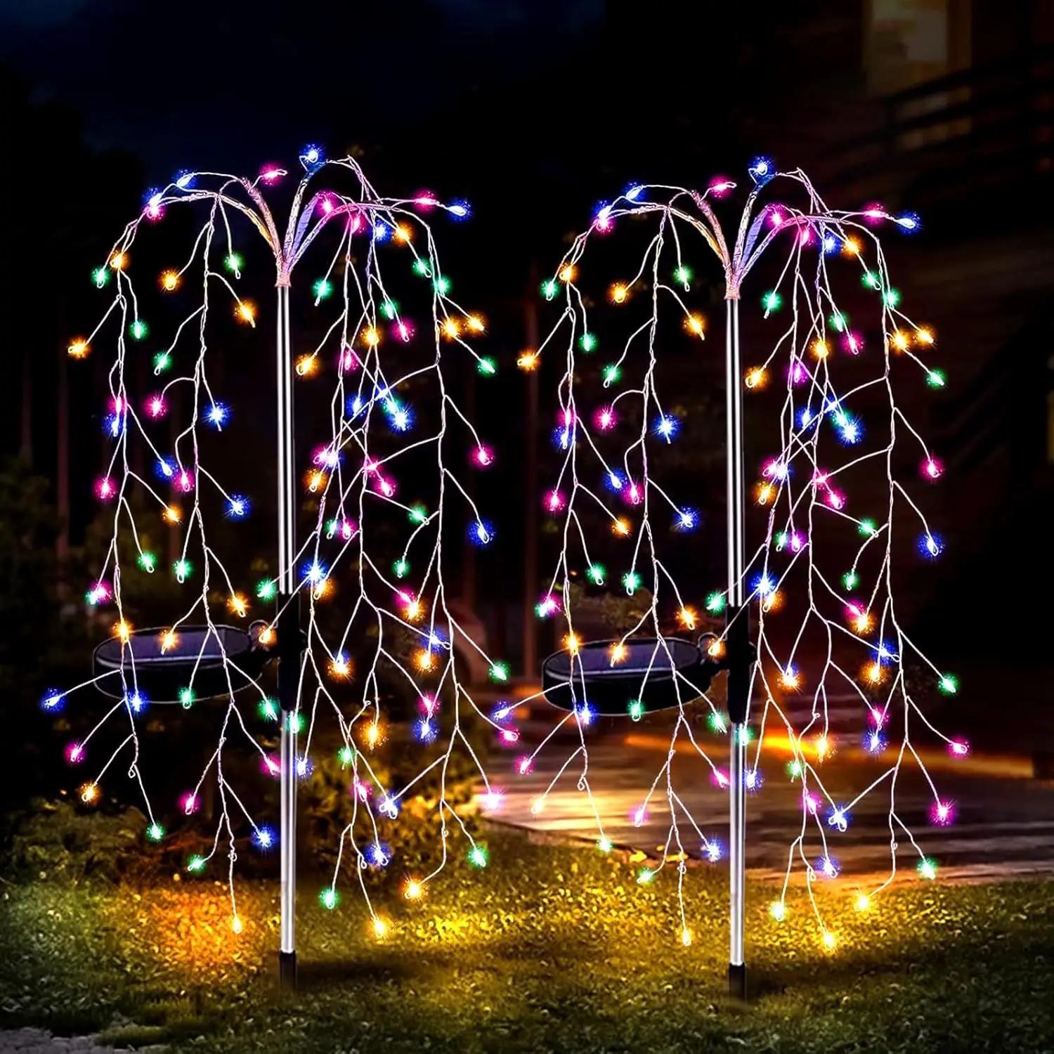 120/200LED Outdoor Solar Fireworks Lighting Decor Led Light Fairy Lights Lawn Lamp Waterproof String Lights for Courtyards 1 Pc
120/200LED Outdoor Solar Fireworks Lighting Decor Led Light Fairy Lights Lawn Lamp Waterproof String Lights for Courtyards 1 Pc