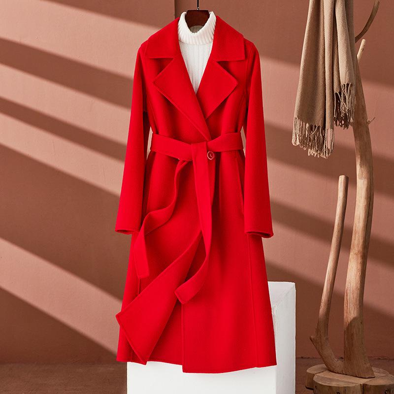 Женское кашемировое пальто средней длины приталенного кроя в стиле Хепберн, двустороннее, осень/зима 2024 XL (120-140 lbs)
Женское кашемировое пальто средней длины приталенного кроя в стиле Хепберн, двустороннее, осень/зима 2024 XL (120-140 lbs)