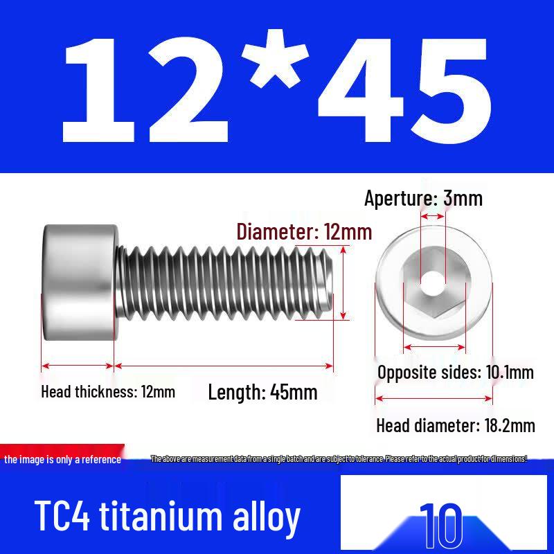 Rongyu M12x45 Hollow Hex Socket Head Vacuum Screw
Rongyu M12x45 Hollow Hex Socket Head Vacuum Screw