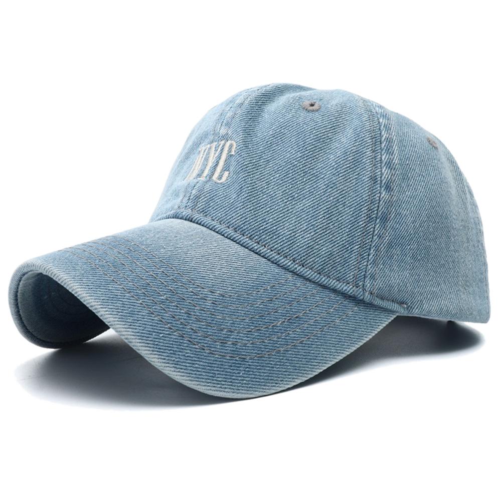 Unisex Vintage NYC Embroidery Washed Denim Baseball Cap Adjustable Snapback Hat Sun Protection Visor Hats for Men Women Adjustable небо синє кольору
Unisex Vintage NYC Embroidery Washed Denim Baseball Cap Adjustable Snapback Hat Sun Protection Visor Hats for Men Women Adjustable небо синє кольору