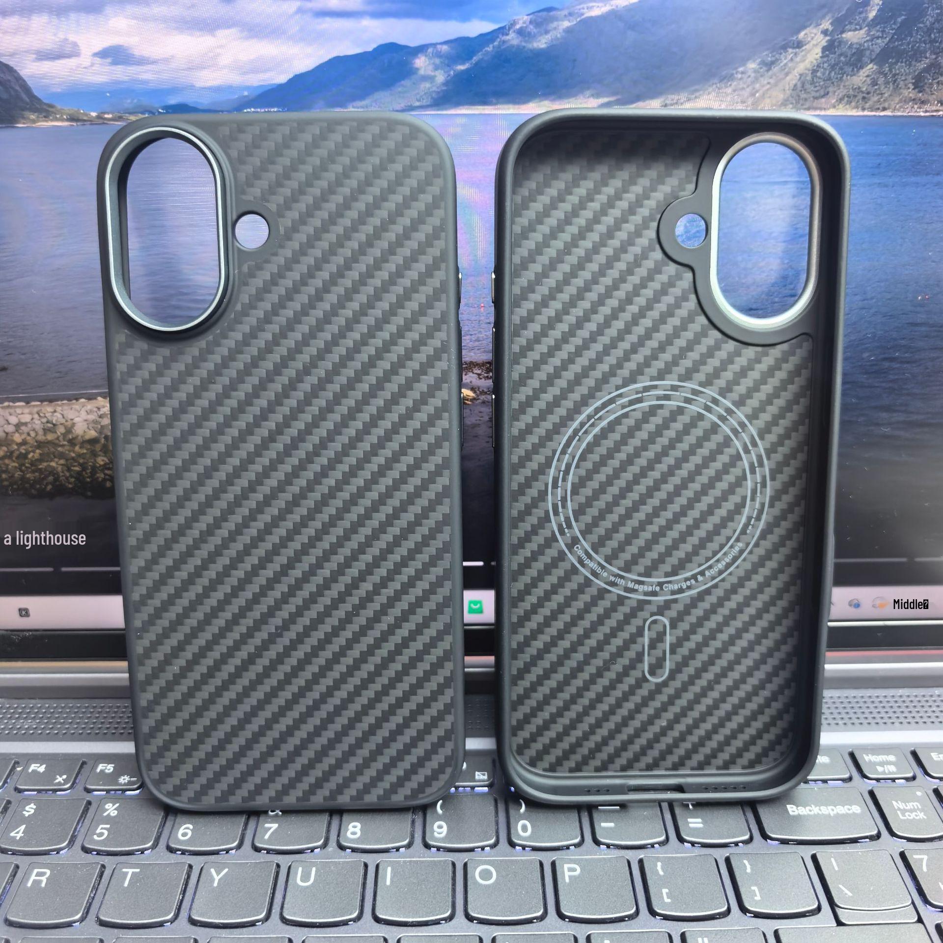 Carbon Fiber TPU Frame Protective Case for iPhone 17 Pro Max Series Apple 17 series
Carbon Fiber TPU Frame Protective Case for iPhone 17 Pro Max Series Apple 17 series