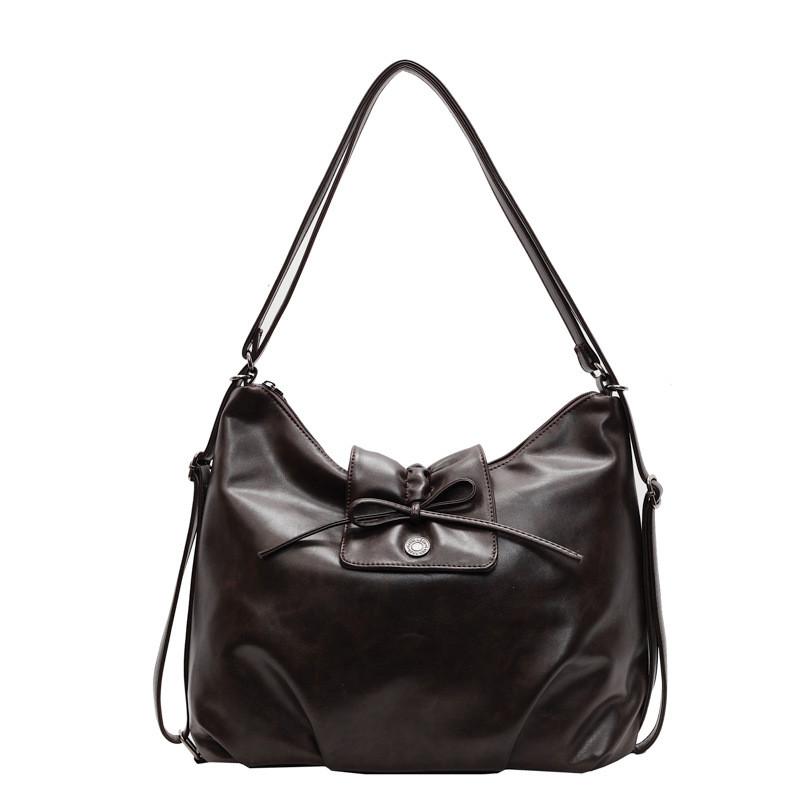 Pu Retro Shoulder Bag With Butterfly Bow Design For Daily Office Use темно-коричневого кольору
Pu Retro Shoulder Bag With Butterfly Bow Design For Daily Office Use темно-коричневого кольору