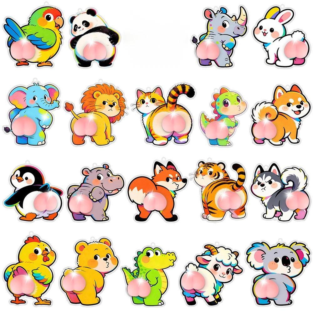 Soft Silicone Squeeze Keychain Stress Relief Toy Animal Shape Keyring Fidget Toy Durable Portable Key Holder for Everyday Use One Size
Soft Silicone Squeeze Keychain Stress Relief Toy Animal Shape Keyring Fidget Toy Durable Portable Key Holder for Everyday Use One Size