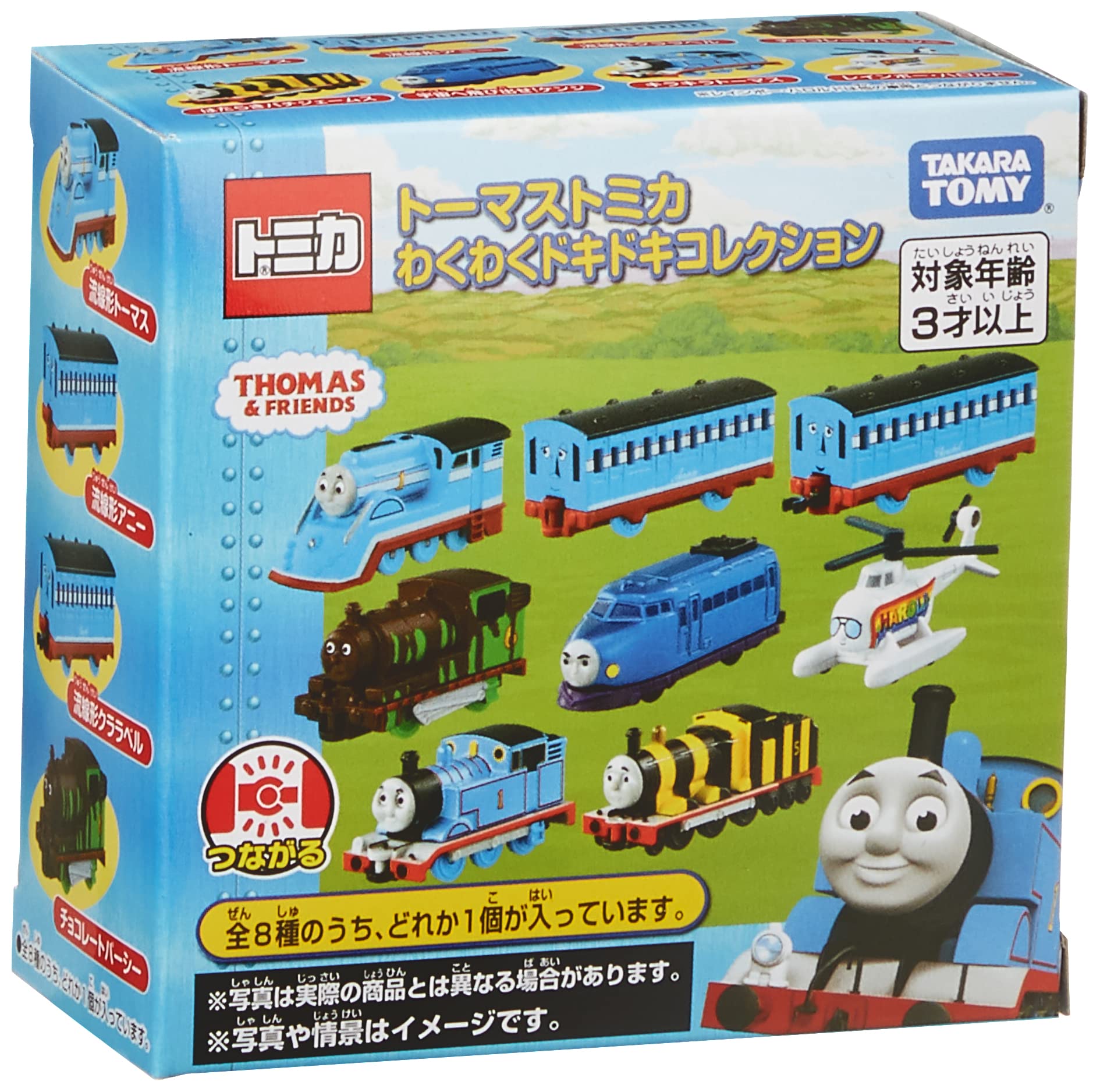 Takara Tomy Tomica Thomas Tomica Exciting Doki Doki Collection BOX Мини-машинка Игрушка Возраст 3+
Takara Tomy Tomica Thomas Tomica Exciting Doki Doki Collection BOX Мини-машинка Игрушка Возраст 3+