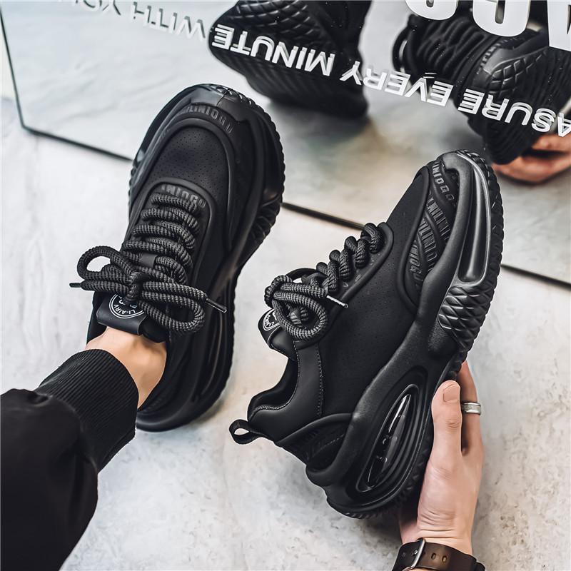 Men s shoes 2024 new autumn and winter casual sports leather surface waterproof thick sole wear-resistant men s niche popular dad shoes tide 39 чёрный
Men s shoes 2024 new autumn and winter casual sports leather surface waterproof thick sole wear-resistant men s niche popular dad shoes tide 39 чёрный
