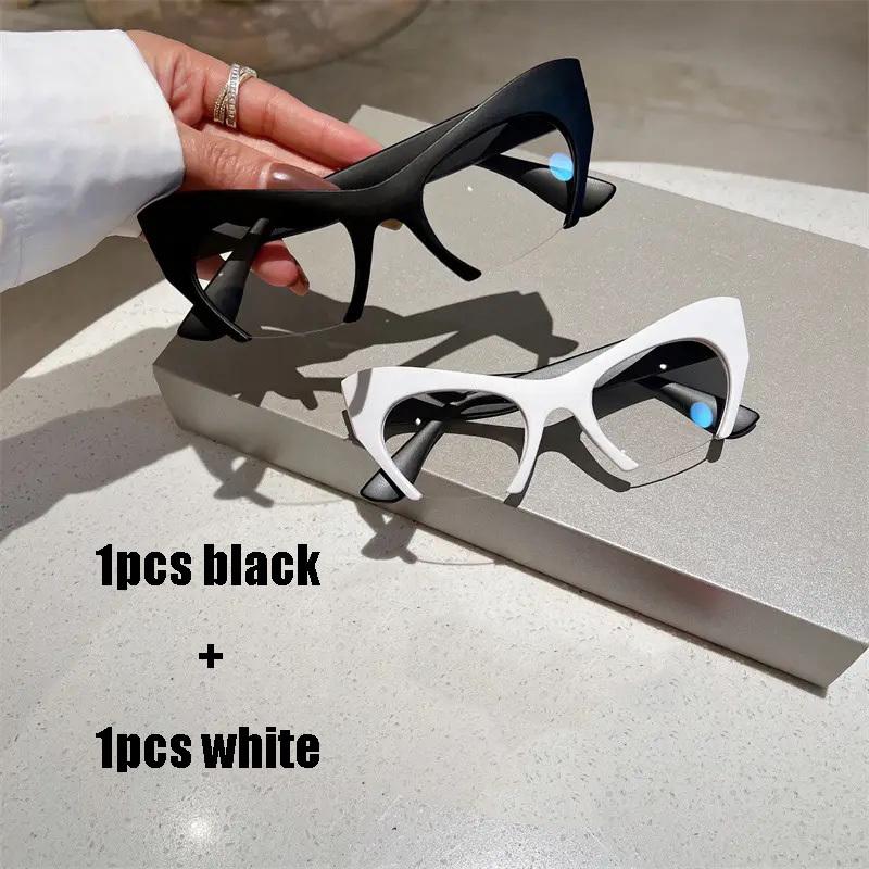 2 шт. полурамка «кошачий глаз» с анти-синим светом, плоское зеркало, очки с леопардовым принтом, оправа для очков для ежедневной вечеринки с использованием офисного компьютера, защита глаз
2 шт. полурамка «кошачий глаз» с анти-синим светом, плоское зеркало, очки с леопардовым принтом, оправа для очков для ежедневной вечеринки с использованием офисного компьютера, защита глаз