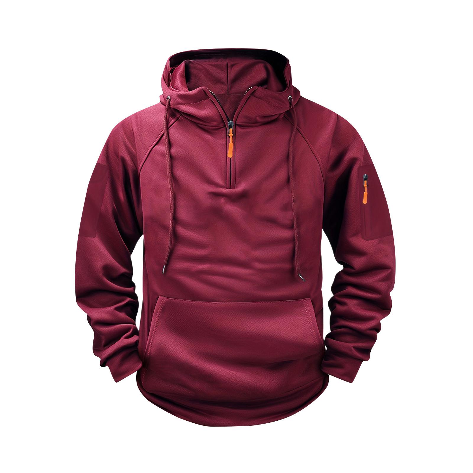 Мужской однотонный свитер с капюшоном, молодежная спортивная кожаная куртка-свитер с несколькими карманами в Европе и Америке M винный
Мужской однотонный свитер с капюшоном, молодежная спортивная кожаная куртка-свитер с несколькими карманами в Европе и Америке M винный