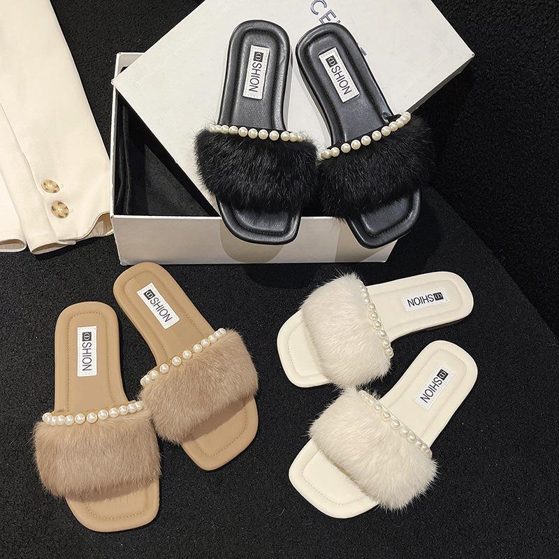 Mao Mao slippers women s 2025 autumn and winter new outer wear fashion temperament flat bottom one-word shoes women 39 хакі
Mao Mao slippers women s 2025 autumn and winter new outer wear fashion temperament flat bottom one-word shoes women 39 хакі